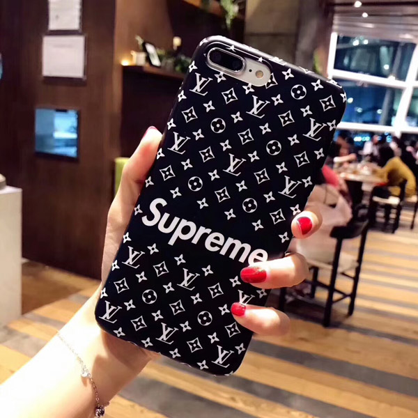 Supreme And Black Louis Vuitton iPhone X Case