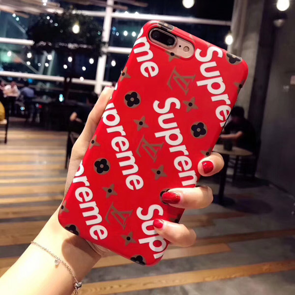 Supreme x LV Case For iPhone 8/7/6/Plus Cover Coque | Yescase Store