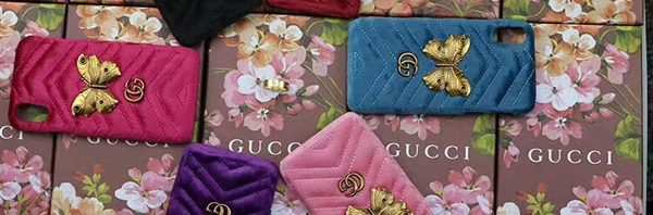 Gucci Butterfly Case For iPhone X/8/7/6/Plus Cover Coque