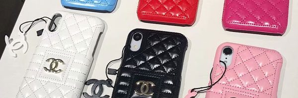 leather chanel iphone x xs xr xs max 6 6s 7 8 plus case cover