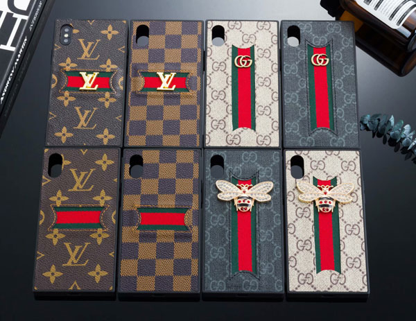 square ribbon lv gucci iphone x xs xr xs max 6 6s 7 8 plus case cover | Yescase Store