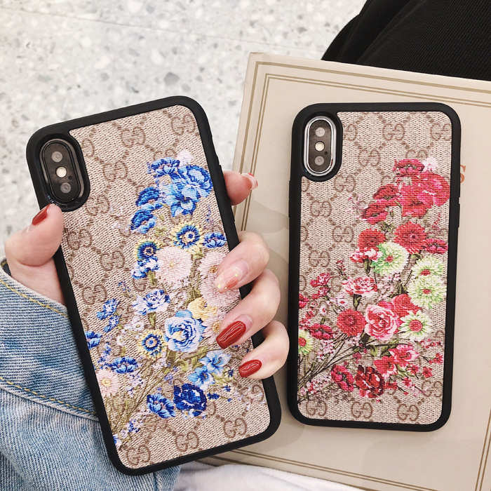 Gucci 3D Flower Phone Case For iPhone XS Max iPhone 6 7 8 Plus Xr X Xs Max