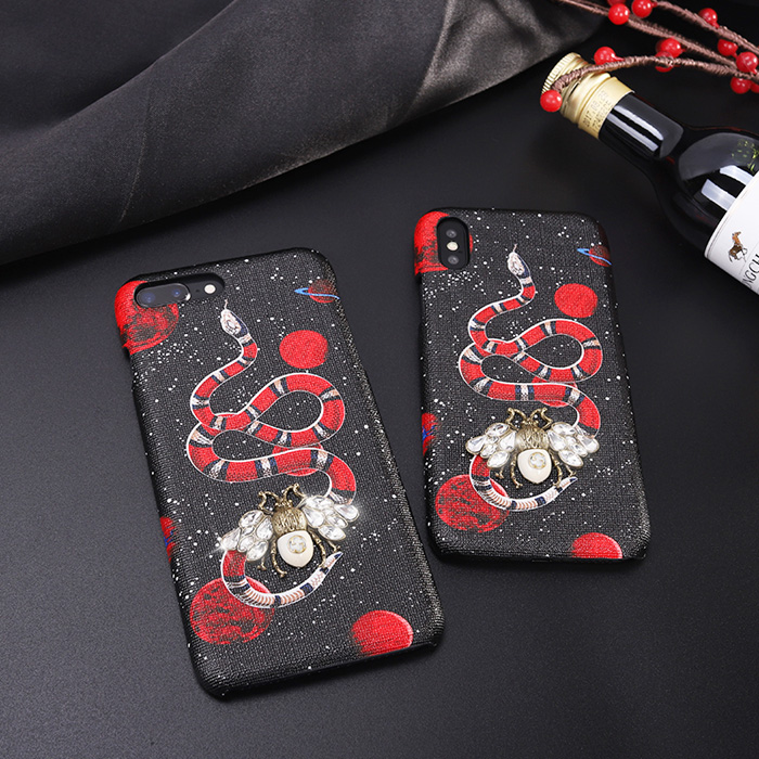 Gucci Snake Diamond Phone Case For iPhone XR iPhone 6 7 8 Plus Xr X Xs Max