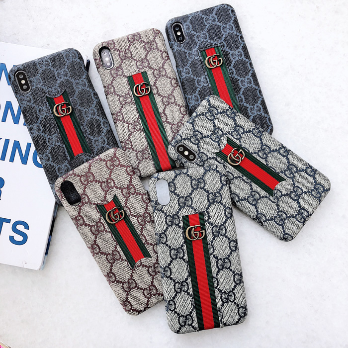 Gucci Mens Stripe Phone Case For iPhone XS Max iPhone 6 7 8 Plus Xr X Xs Max