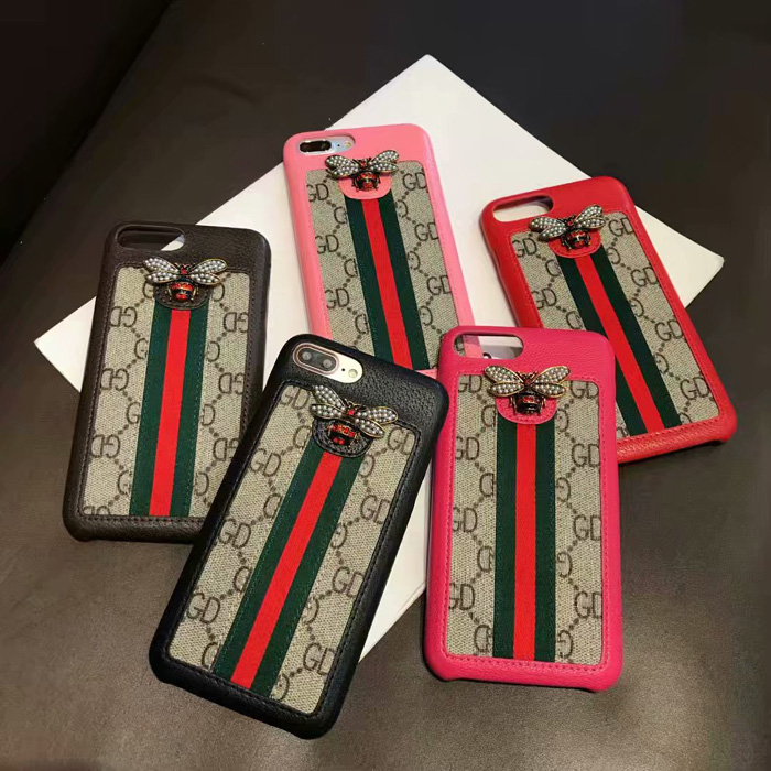 Gucci Official Bee Phone Case For iPhone 7 Plus iPhone 6 7 8 Plus Xr X Xs Max