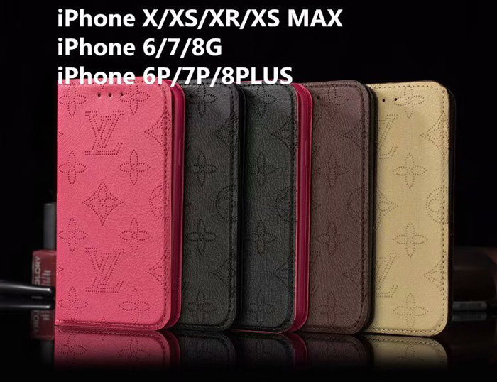 Louis Vuitton Ultra-thin Folio Phone Case For iPhone X iPhone 6 7 8 Plus Xr X Xs Max