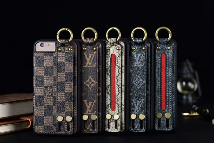Gucci LV Hand Strap Phone Case For iPhone 8 Plus iPhone 6 7 8 Plus Xr X Xs Max
