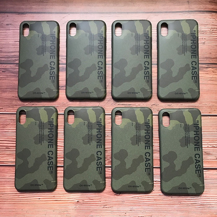 Off White Camouflage Phone Case For iPhone 7 Plus iPhone 6 7 8 Plus Xr X Xs Max