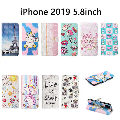 For Apple iphone11 Pro Max 5.8 6.1 6.5 Unicorn Case holster