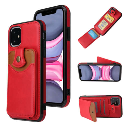 For Apple iphone11Pro Max5.8 6.1 6.5 magnetic wallet case cover