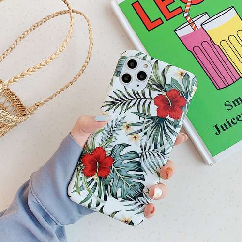 For Apple iphone11Pro Max5.8 6.1 6.5 flower figure Case