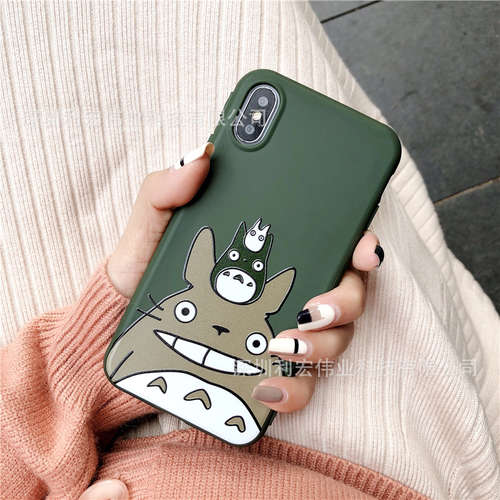 For Apple iphone11Pro Max5.8 6.1 Faceless Male Totoro TPU Case