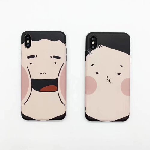 Cartoon cute foodie fat girl phone case