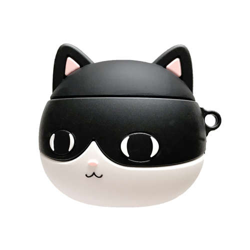 Cartoon Black Cat Airpods 1 Case for Apple Airpods 2