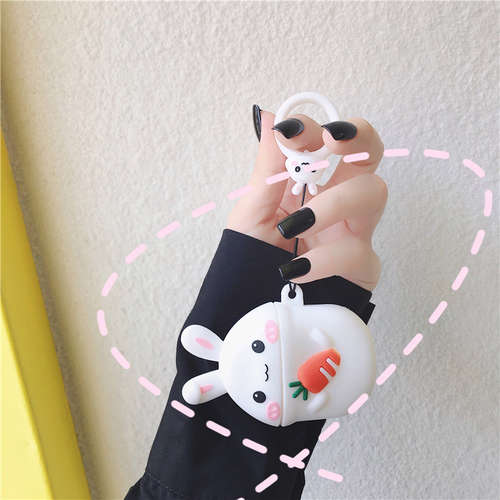 Cute carrot rabbit Case for apple Airpods2 1