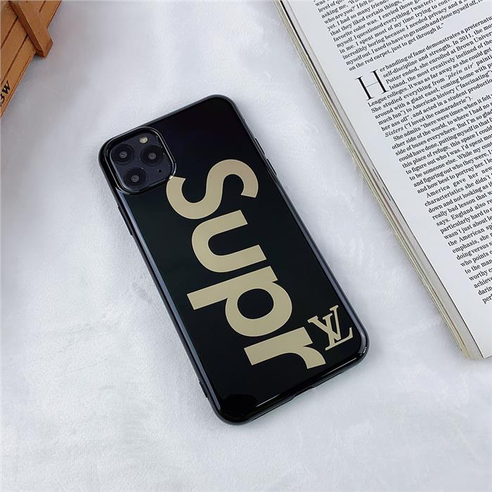 Glass supreme x louis vuitton iphone 11 pro max case | Yescase Store