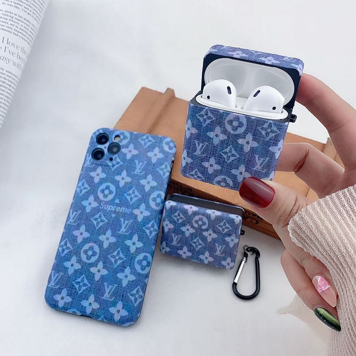 Blue LV Iphone Case & AirPod Case – Kouture94