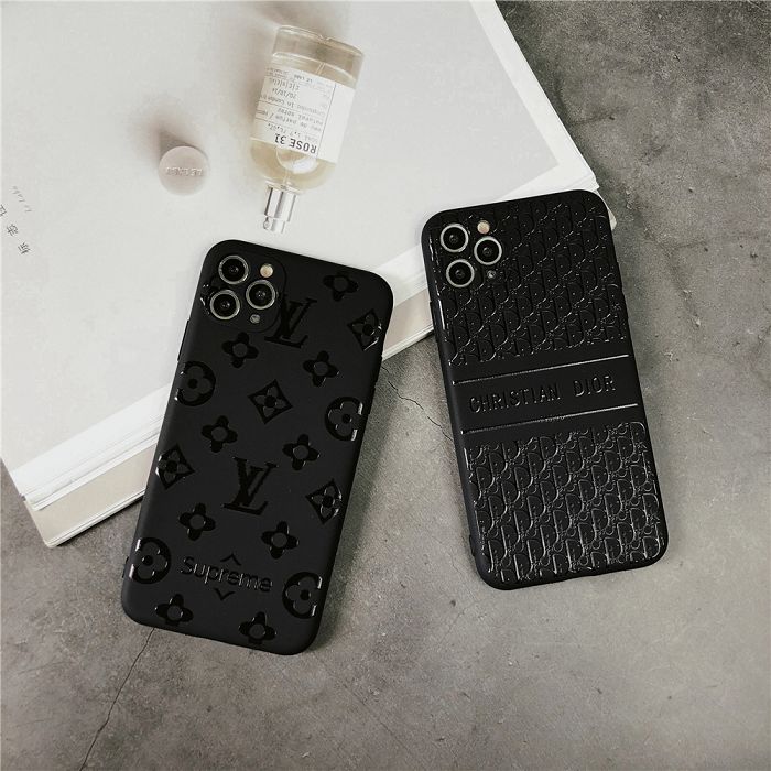 Louis Vuitton Black Brown Phone Case iPhone 14 Plus – javacases
