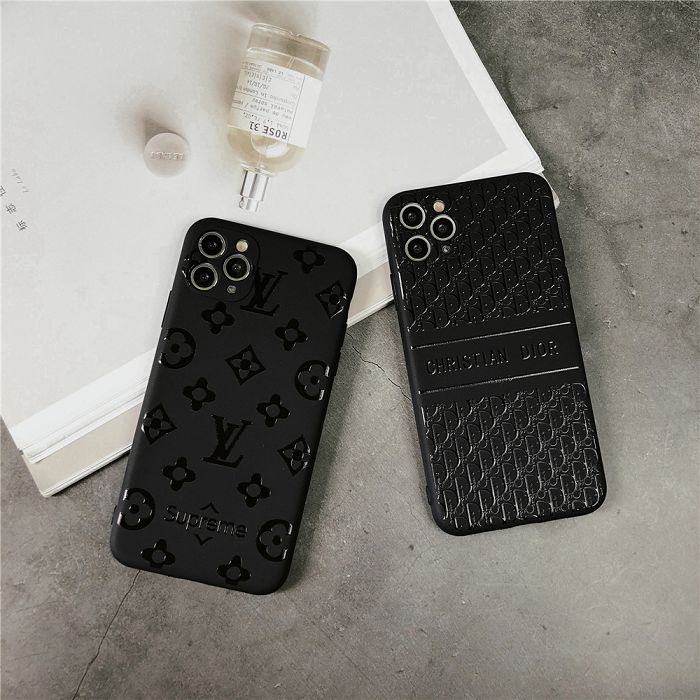 Louis Vuitton Logo Grey iPhone 12 Pro Max Case – javacases