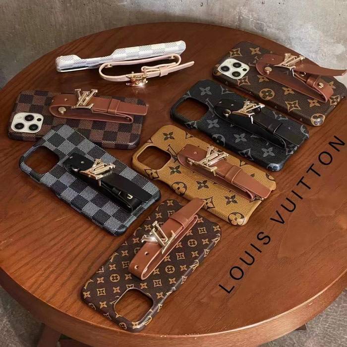 louis vuitton iphone 14 pro max case iphone 13 12 wrist case leather cover