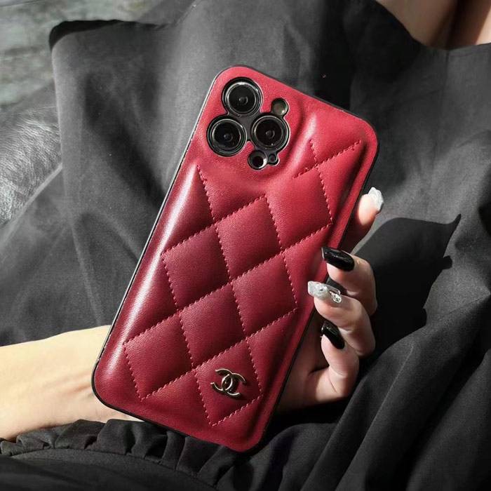 red chanel iphone 14 pro case iphone 13 12 max case cover