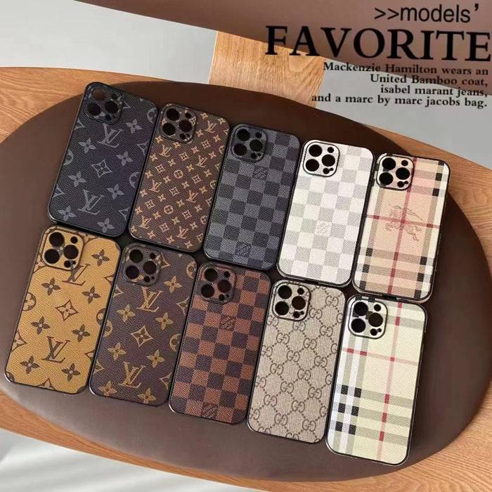 classic leather lv burberry gucci iphone 14 pro case iphone 13 12 max case case cover