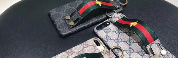 Gucci Bee Wristlet Case For iphone6/6plus/7/7plus/8/8plus Cover Coque