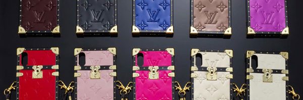 Patent leather embossed louis vuitton iphone x xs xr xs max 6 6s 7 8 plus case cover