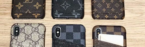 contrast color louis vuitton iphone x xs xr xs max 6 6s 7 8 plus case cover