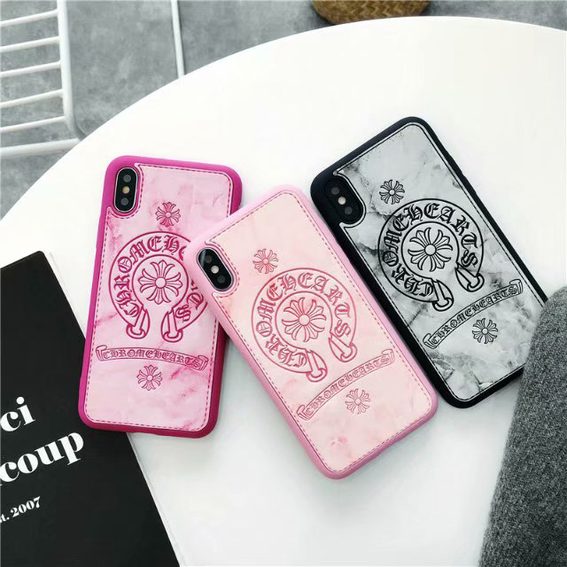 Chrome Hearts Marble Phone Case For iPhone Xs iPhone 6 7 8 Plus Xr X Xs Max