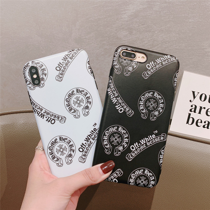 Chrome Hearts x Off White Phone Case For iPhone Xs iPhone 6 7 8 Plus Xr X Xs Max