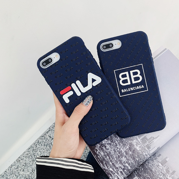 Fila Balenciaga Phone Blue Case For iPhone 6 iPhone 6 7 8 Plus Xr X Xs Max