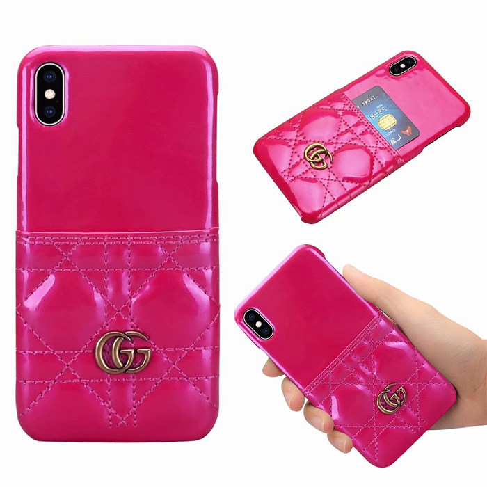 Gucci Card Patent Leather Phone Case For iPhone XR iPhone 6 7 8 Plus Xr ...