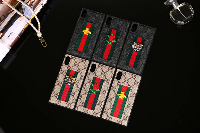 Gucci Ribbon embroidery Phone Case For iPhone XS Max iPhone 6 7 8 Plus Xr X Xs Max
