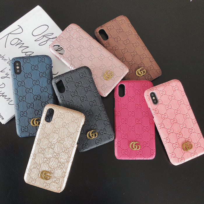 Gucci Emboss Phone Case For iPhone XS Max iPhone 6 7 8 Plus Xr X Xs Max