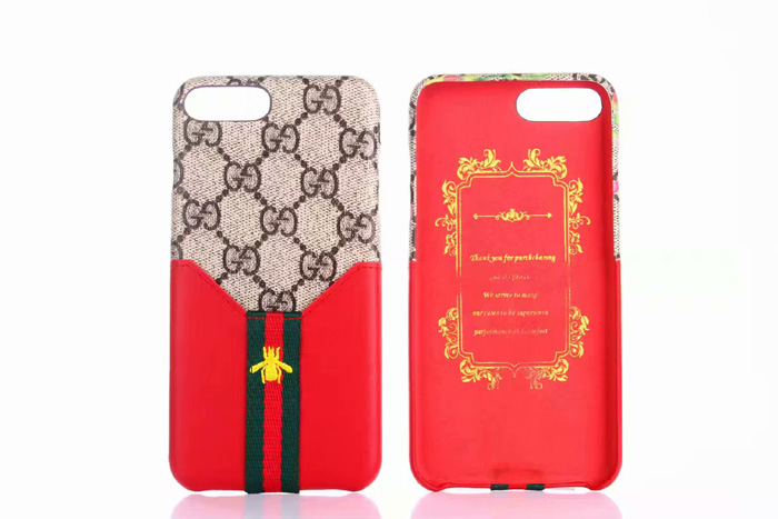 Gucci Bee Card Phone Case For iPhone 8 iPhone 6 7 8 Plus Xr X Xs Max ...