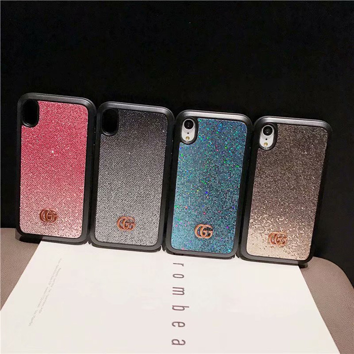 Gucci Glitter Phone Case For iPhone XR iPhone 6 7 8 Plus Xr X Xs Max