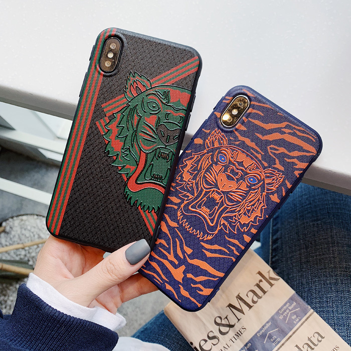 Kenzo Emboss Phone Case For iPhone XS iPhone 6 7 8 Plus Xr X Xs Max