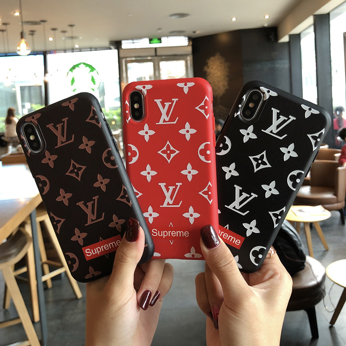 LV Supreme Phone Case For iPhone XS iPhone 6 7 8 Plus Xr X Xs Max