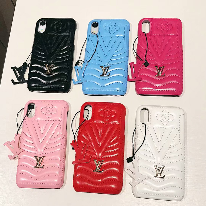 LV Embroidered Phone Case For iPhone XR Max iPhone 6 7 8 Plus Xr X Xs Max