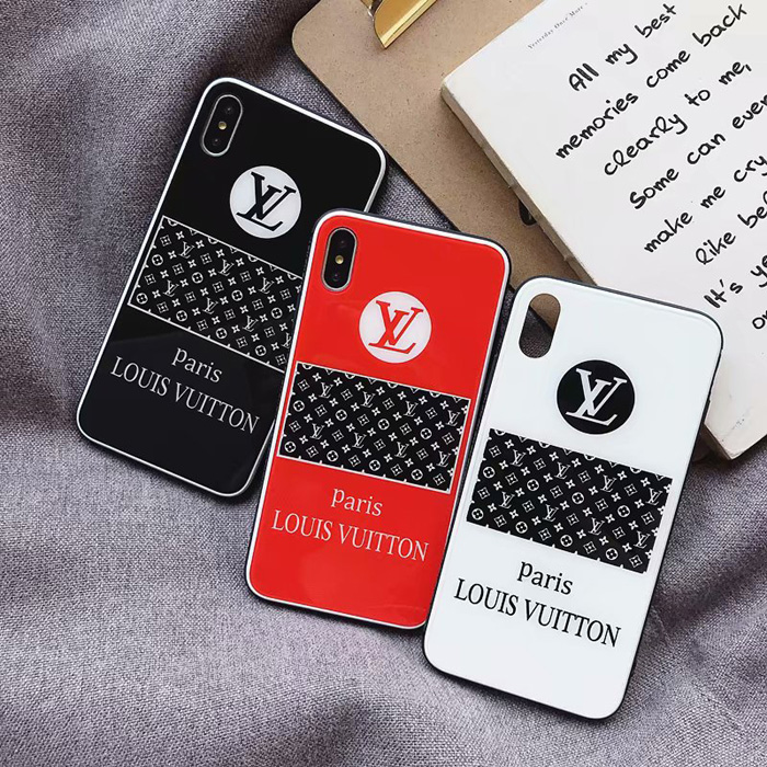 New LV Glass Phone Case For iPhone XS iPhone 6 7 8 Plus Xr X Xs Max