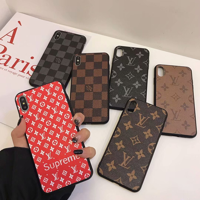 Louis Vuitton PU Leather Phone Case For iPhone XS iPhone 6 7 8 Plus Xr X Xs Max