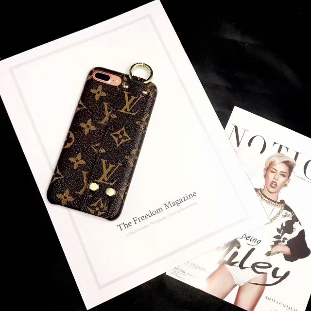 Louis Vuitton Monogram Wrist Phone Case For iPhone 8 Plus iPhone 6 7 8 Plus Xr X Xs Max
