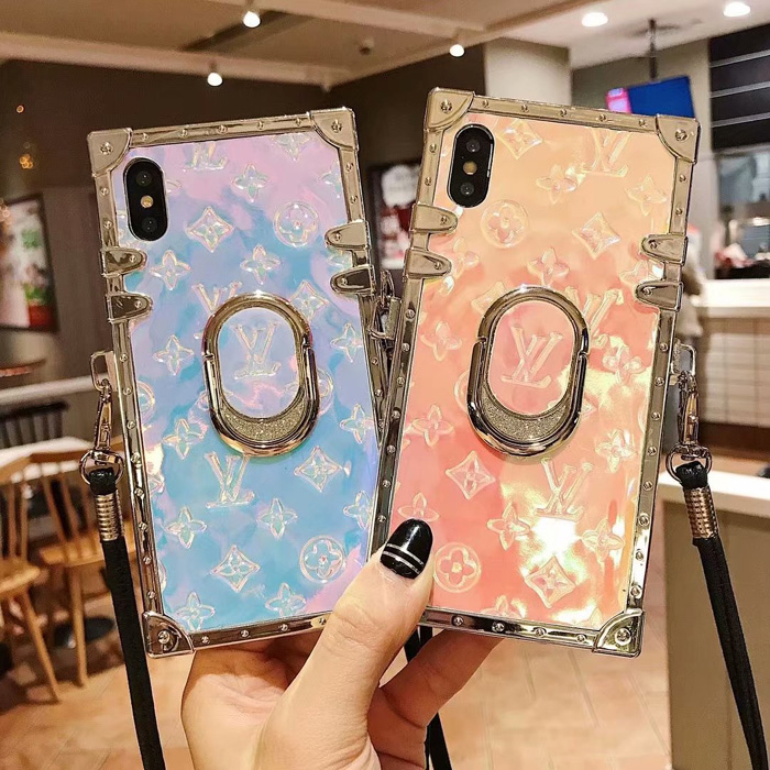 Louis Vuitton Glitter Bling Phone Case For iPhone XS iPhone 6 7 8 Plus Xr X Xs Max