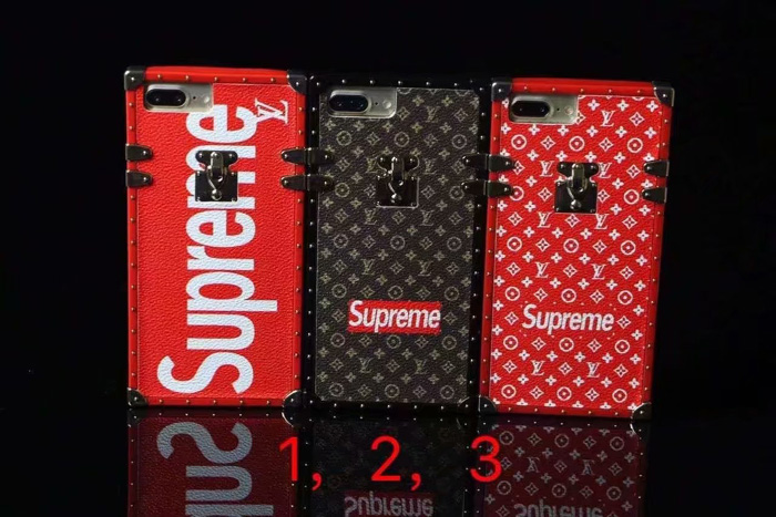Louis Vuitton Supreme Eye Trunk Phone Case For iPhone 7 Plus iPhone 6 7 8 Plus Xr X Xs Max