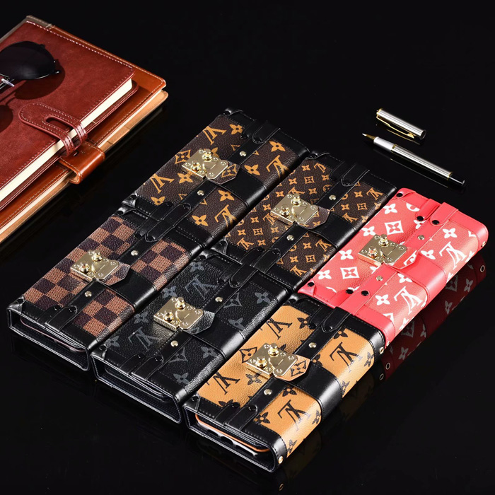 LV Small Box Folio Phone Case For iPhone XS iPhone 6 7 8 Plus Xr X Xs Max