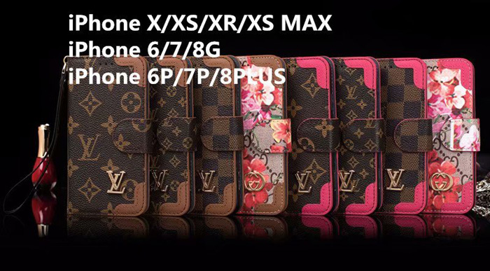 LV Gucci Business Wallet Phone Case For iPhone XS Max iPhone 6 7 8 Plus Xr X Xs Max
