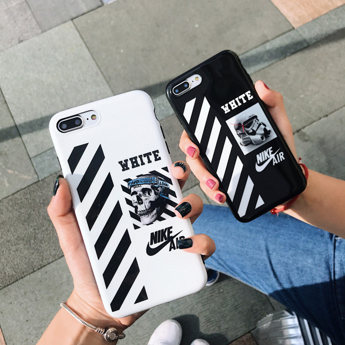 Off White x Nike Stripe Phone Case For iPhone 7 Plus iPhone 6 7 8 Plus Xr X Xs Max