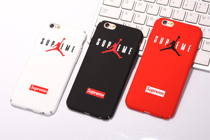 Supreme x Jordan Phone Case For 5 5S iPhone 6 7 8 Plus Xr X Xs Max