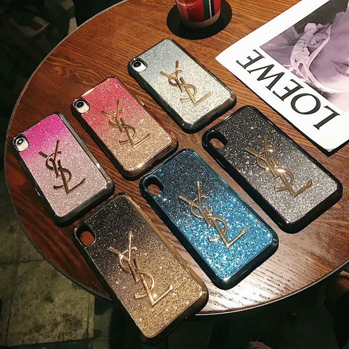 YSL Bling Phone Case For iPhone XR iPhone 6 7 8 Plus Xr X Xs Max